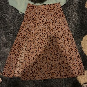 Spotted Maxi Skirt